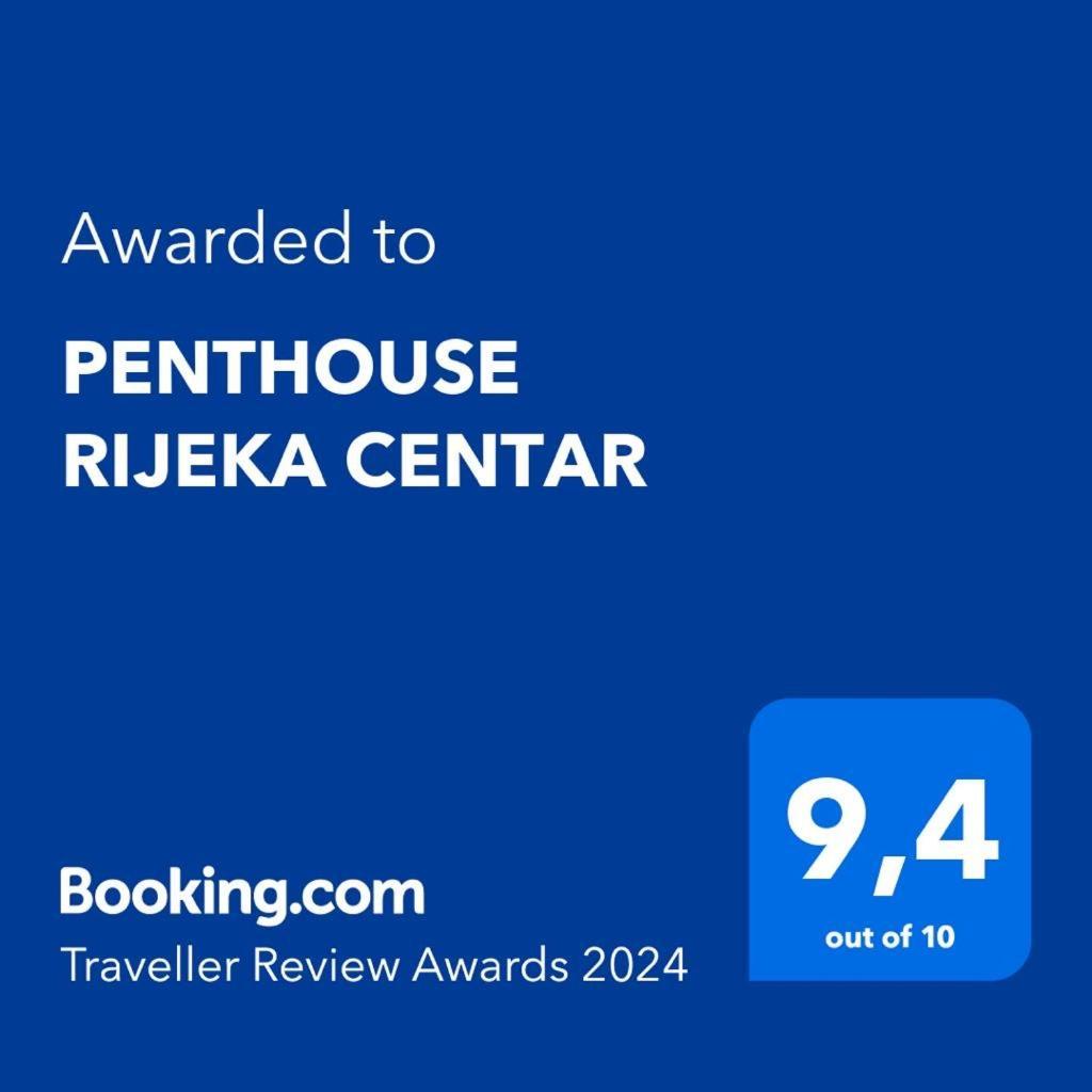 Penthouse Rijeka Centar Apartman Kültér fotó